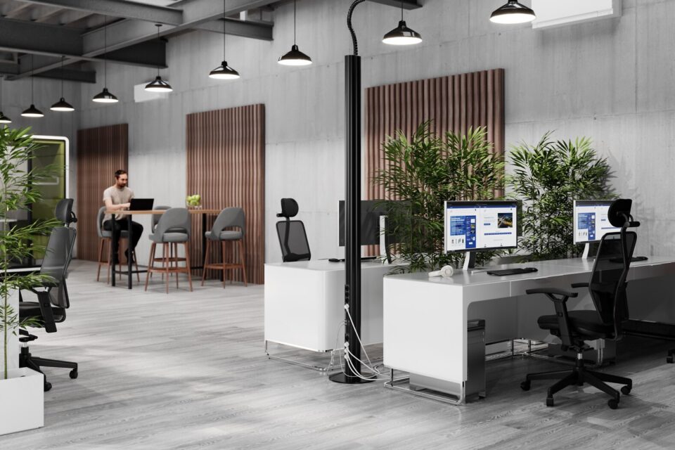 UTU PRP-seeria pistikupesapostid – elegantne lahendus elektri- ja andmeühenduste loomiseks kontoris, koolis või avalikus ruumis.