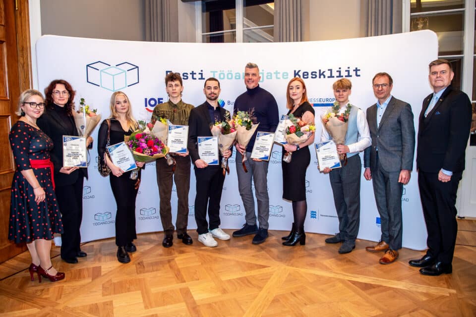 Tööandjate keskliidu konkursi “Parim praktika 2025” võitjad.