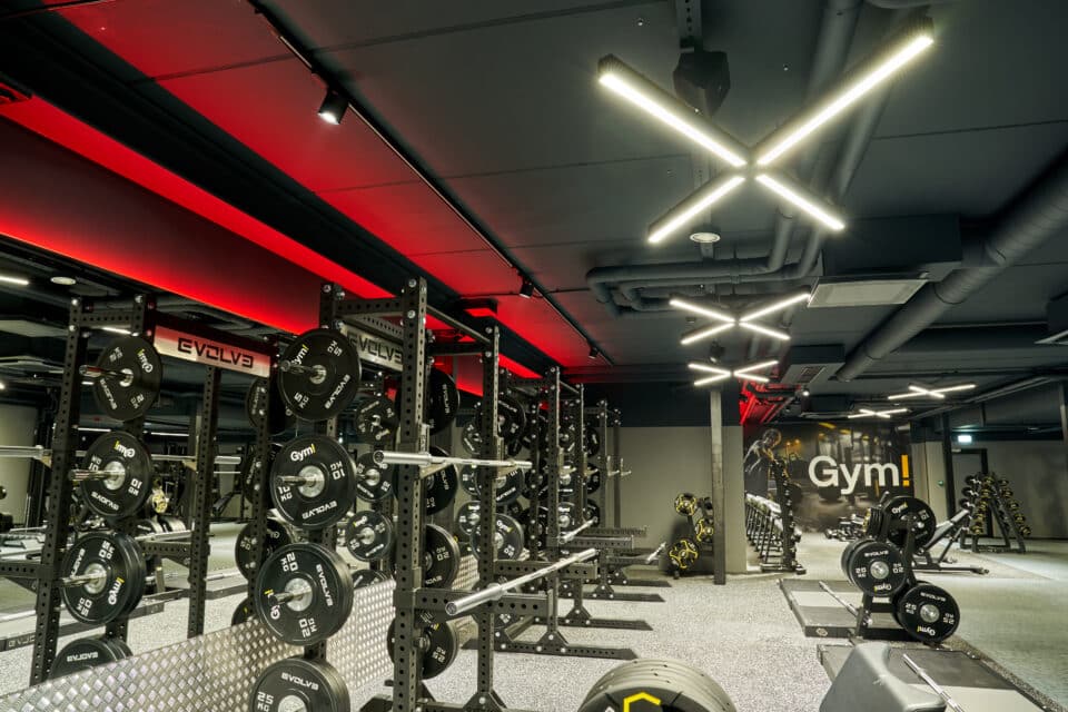 Gym! spordisaal, kuhu Onninen tegi koos Taktoniga unikaalse valguslahenduse.