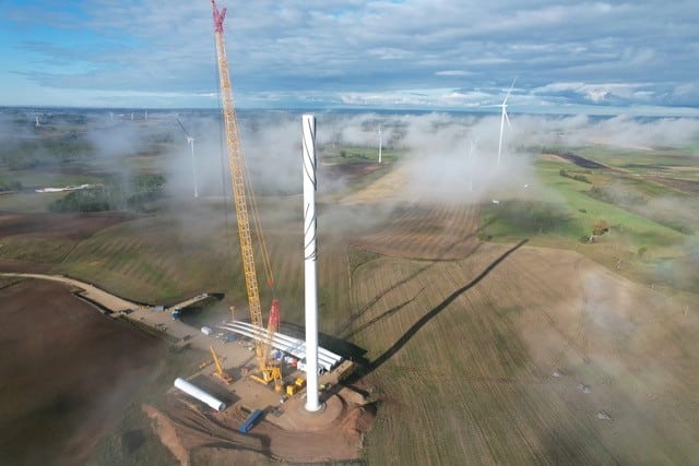 Skuodase tuulepark Leedus hakkab tootma ligikaudu 490 GWh taastuvelektrit aastas.