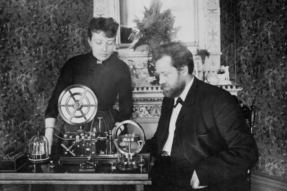 Hilda ja Lars Magnus Ericsson 1880ndatel.