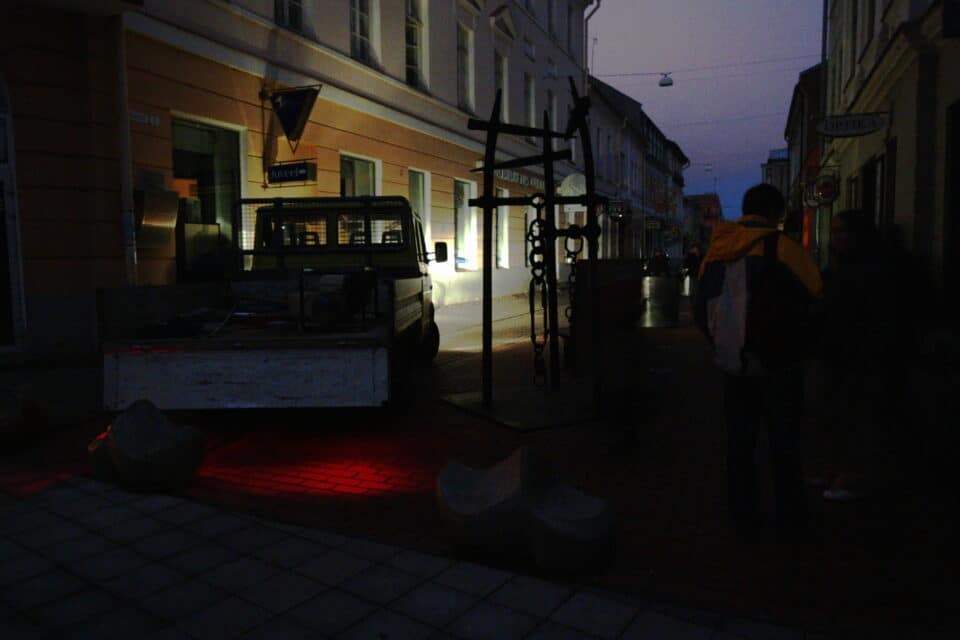 Voolukatkestus Tartu kesklinnas. Pilt on illustreeriv.