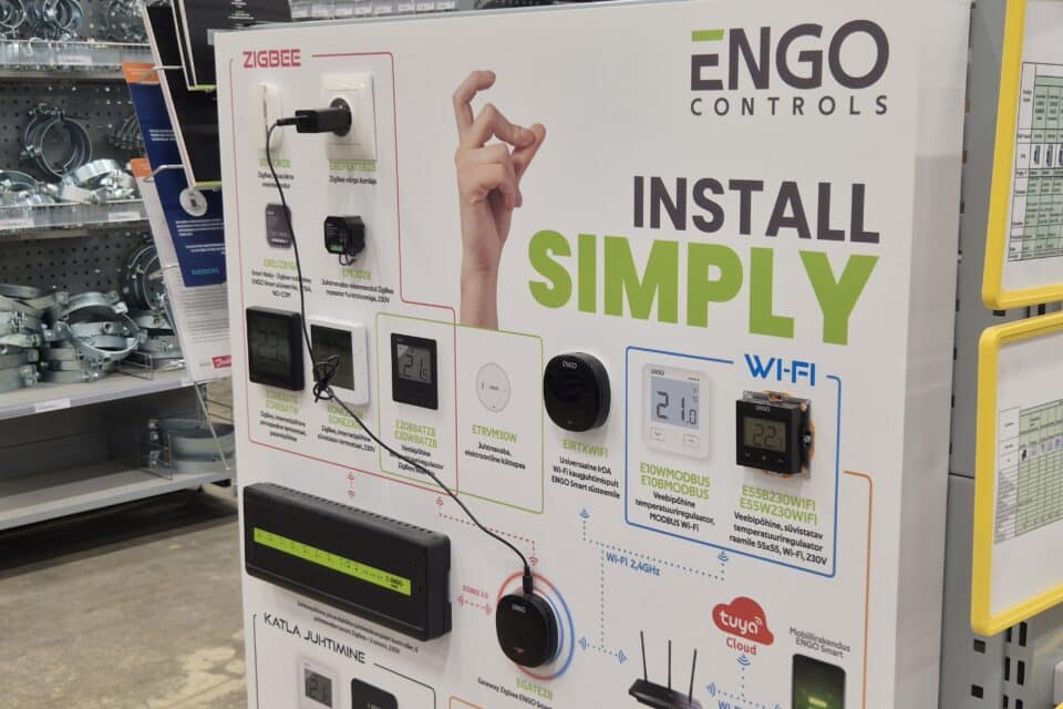 ENGO Controls seadmete näidisstend Lasnamäe Expressis.